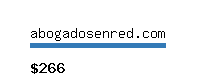 abogadosenred.com Website value calculator