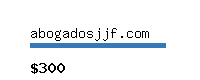 abogadosjjf.com Website value calculator