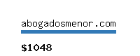 abogadosmenor.com Website value calculator