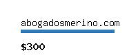 abogadosmerino.com Website value calculator