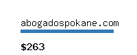 abogadospokane.com Website value calculator