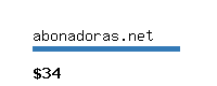 abonadoras.net Website value calculator