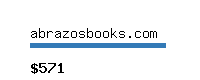 abrazosbooks.com Website value calculator