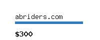 abriders.com Website value calculator