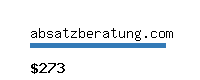 absatzberatung.com Website value calculator