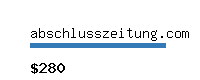 abschlusszeitung.com Website value calculator