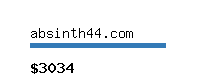 absinth44.com Website value calculator