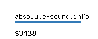 absolute-sound.info Website value calculator