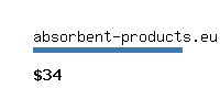 absorbent-products.eu Website value calculator