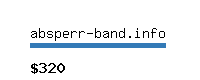 absperr-band.info Website value calculator