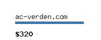 ac-verden.com Website value calculator