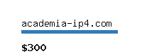 academia-ip4.com Website value calculator