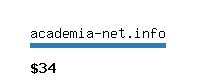 academia-net.info Website value calculator