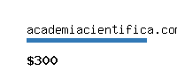 academiacientifica.com Website value calculator