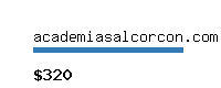 academiasalcorcon.com Website value calculator