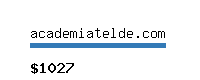 academiatelde.com Website value calculator