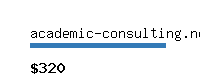 academic-consulting.net Website value calculator