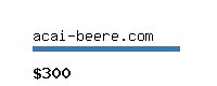 acai-beere.com Website value calculator