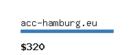 acc-hamburg.eu Website value calculator