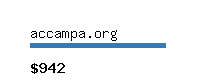 accampa.org Website value calculator