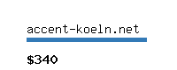 accent-koeln.net Website value calculator