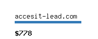 accesit-lead.com Website value calculator