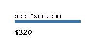 accitano.com Website value calculator