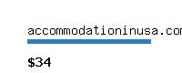 accommodationinusa.com Website value calculator