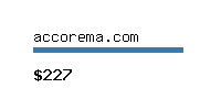 accorema.com Website value calculator