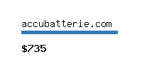 accubatterie.com Website value calculator