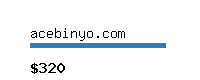 acebinyo.com Website value calculator