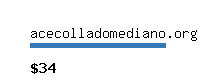 acecolladomediano.org Website value calculator