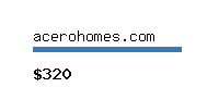 acerohomes.com Website value calculator