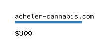 acheter-cannabis.com Website value calculator