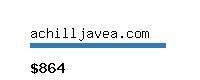 achilljavea.com Website value calculator