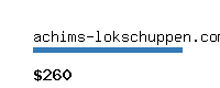 achims-lokschuppen.com Website value calculator