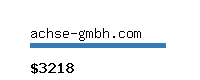 achse-gmbh.com Website value calculator