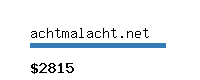 achtmalacht.net Website value calculator