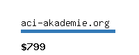aci-akademie.org Website value calculator