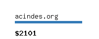 acindes.org Website value calculator
