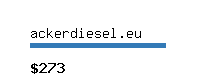 ackerdiesel.eu Website value calculator