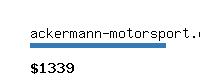 ackermann-motorsport.com Website value calculator