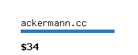 ackermann.cc Website value calculator