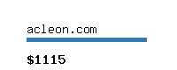 acleon.com Website value calculator