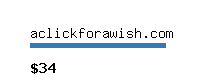 aclickforawish.com Website value calculator