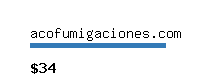 acofumigaciones.com Website value calculator