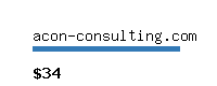 acon-consulting.com Website value calculator