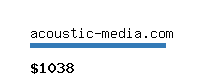 acoustic-media.com Website value calculator