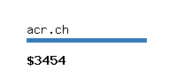 acr.ch Website value calculator