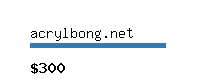 acrylbong.net Website value calculator